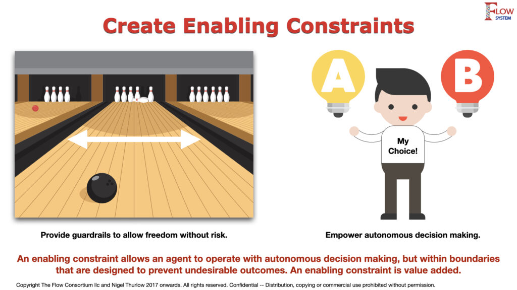 A visual depicting enabling constraints.