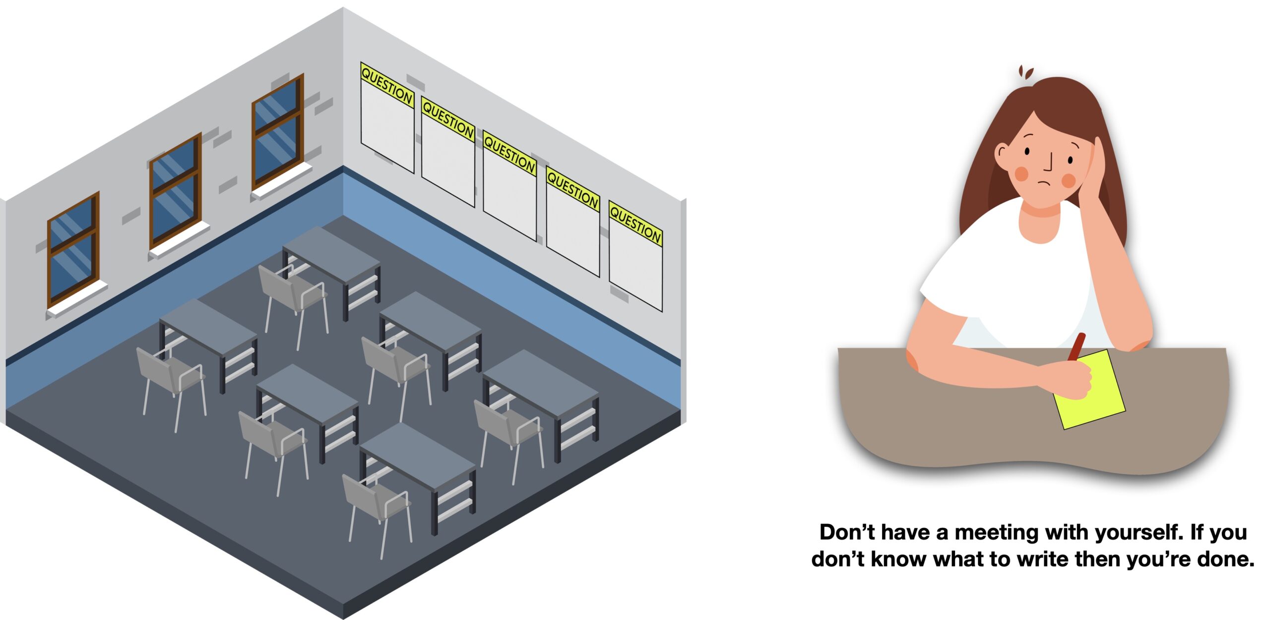 Image showing room setting for reflective response exercise